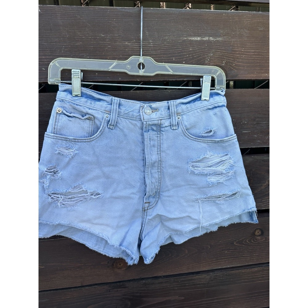 Abercrombie Fitch Women's Distress Denim Shorts Size 2
